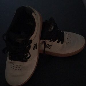 Size 4 boys DC Tan Suede.